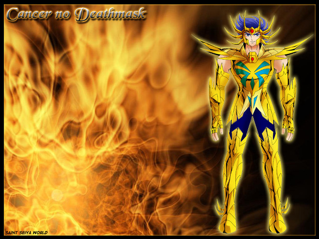 Saint seiyamak fiery warrior flaming free wallpaper for desktop - medium preview image