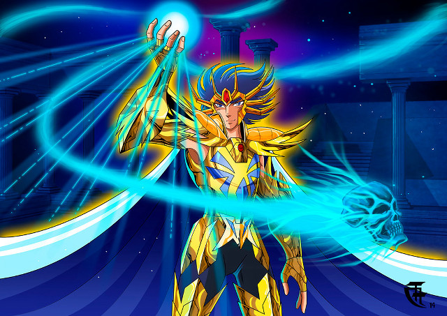 Cartoon character sword blue room free wallpaper for desktop - medium preview image