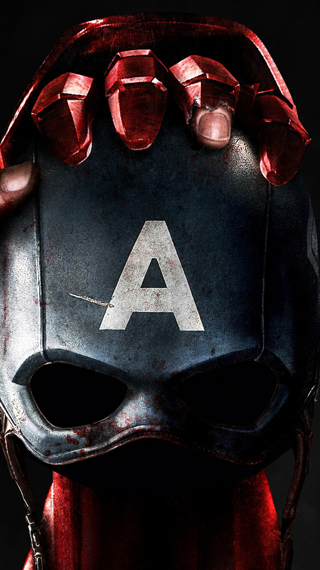 Helmet face red cape close free wallpaper for mobile - medium preview image