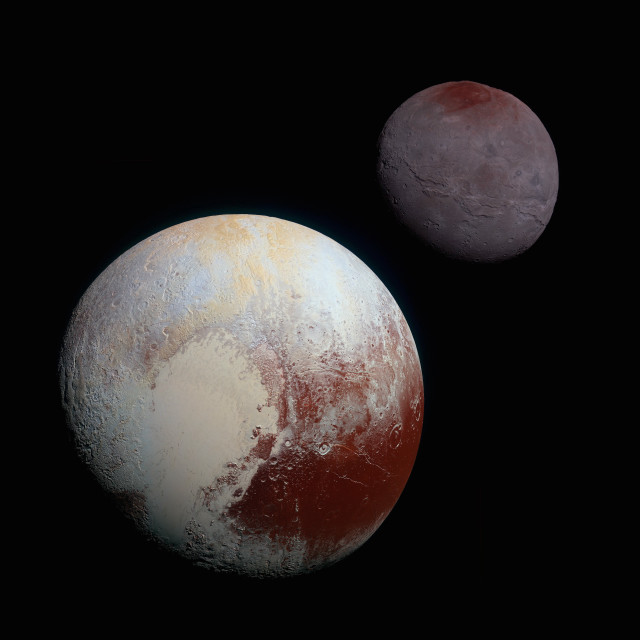 Red white planets dark sky free wallpaper for tablet - medium preview image