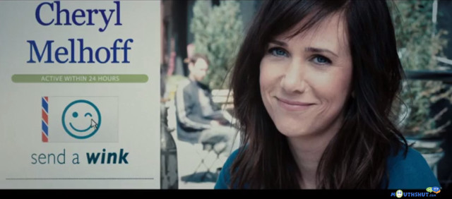 Smiling woman standing sign says free wallpaper for desktop - medium preview image