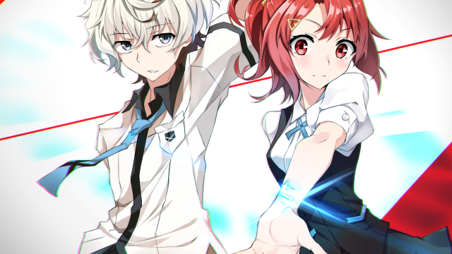 Anime characters arms around back free wallpaper for desktop - medium preview image