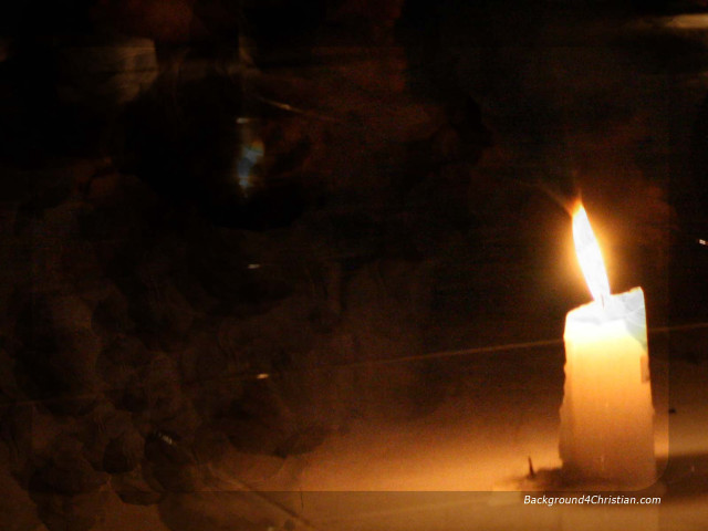 Candle lit dark blurry background free wallpaper for desktop - medium preview image