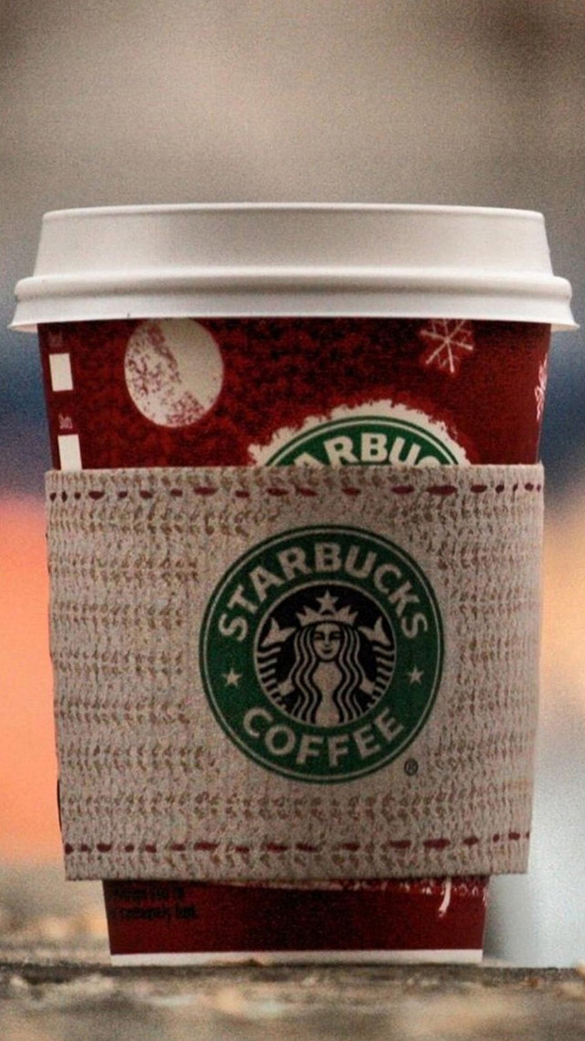 Starbucks cup wooden table window free wallpaper for mobile - medium preview image