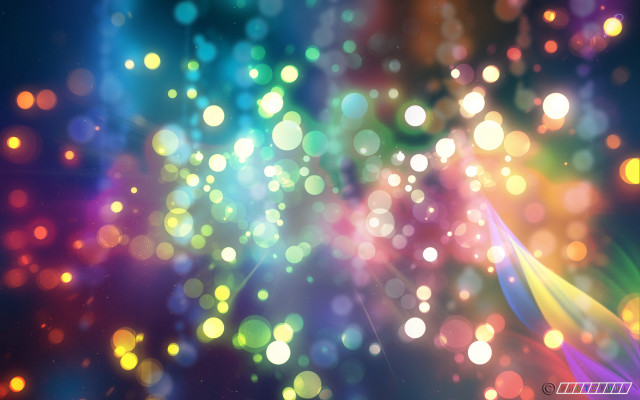 Blurry colorful background lights blurred free wallpaper for desktop - medium preview image