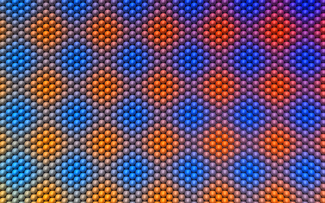 Colorful background dots blue yellow free wallpaper for desktop - medium preview image