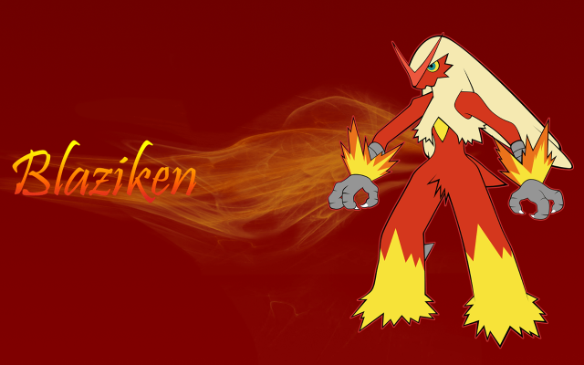 Blazeon cartoon character red yellow free wallpaper for desktop - medium preview image