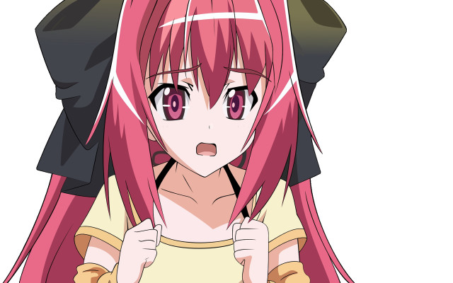 Girl pink hair black hat free wallpaper for desktop - medium preview image