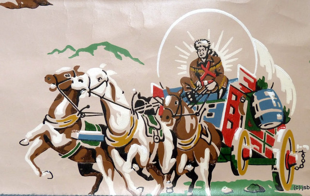 Man riding horse drawn carriage free wallpaper for desktop - medium preview image