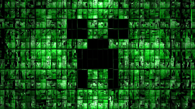 Green cross squares different sizes #2 free wallpaper for desktop - medium preview image