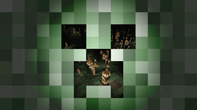 Green black background squares person free wallpaper for desktop - medium preview image