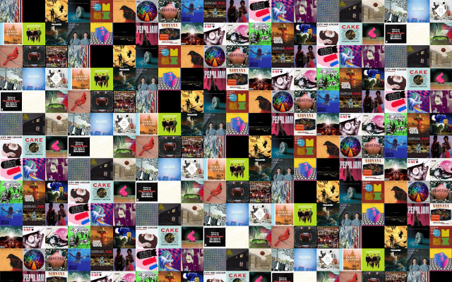 Collage people animals colors sizes #3 free wallpaper for desktop - medium preview image