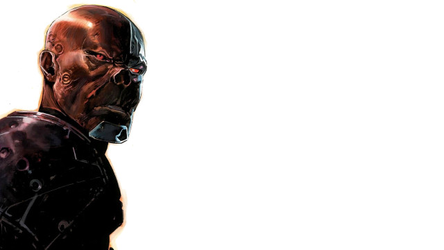 Weird face man leather jacket free wallpaper for desktop - medium preview image