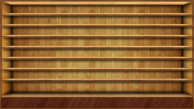 Wooden shelf three shelves wooden free wallpaper for desktop - medium preview image