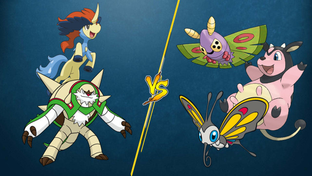 Cartoon characters flying blue background free wallpaper for desktop - medium preview image