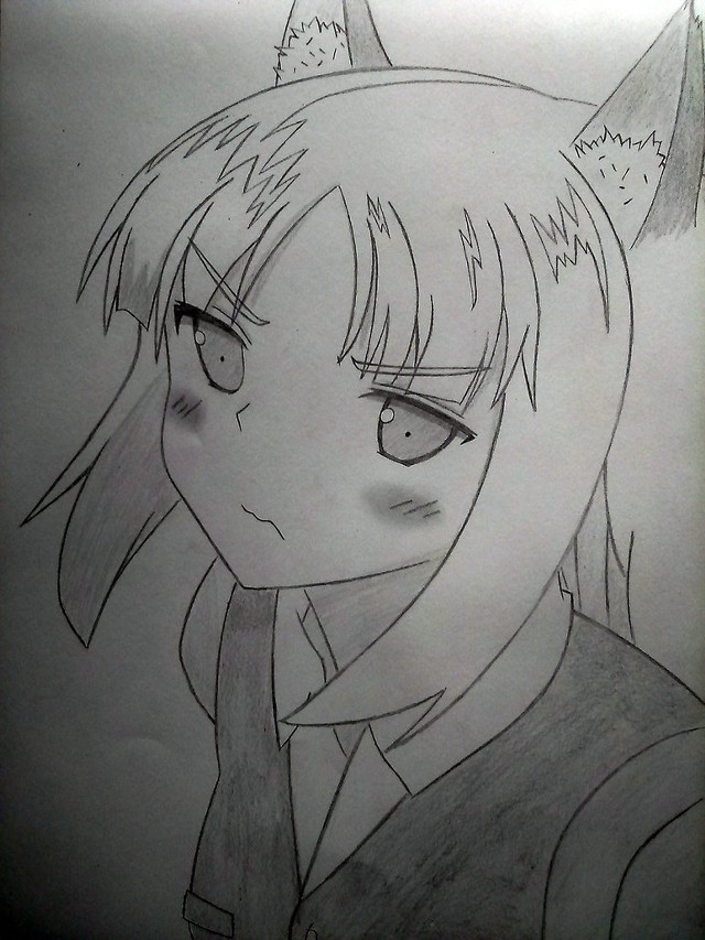 Girl cat ears cat tail #2 free wallpaper for mobile - medium preview image