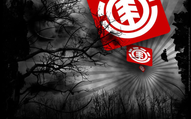 Red white poster logo black free wallpaper for desktop - medium preview image