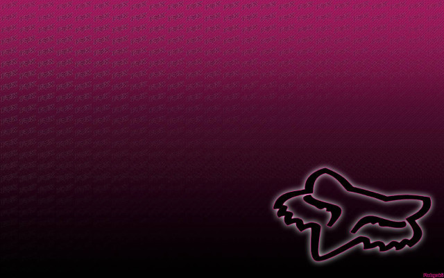Pink background fox head black free wallpaper for desktop - medium preview image