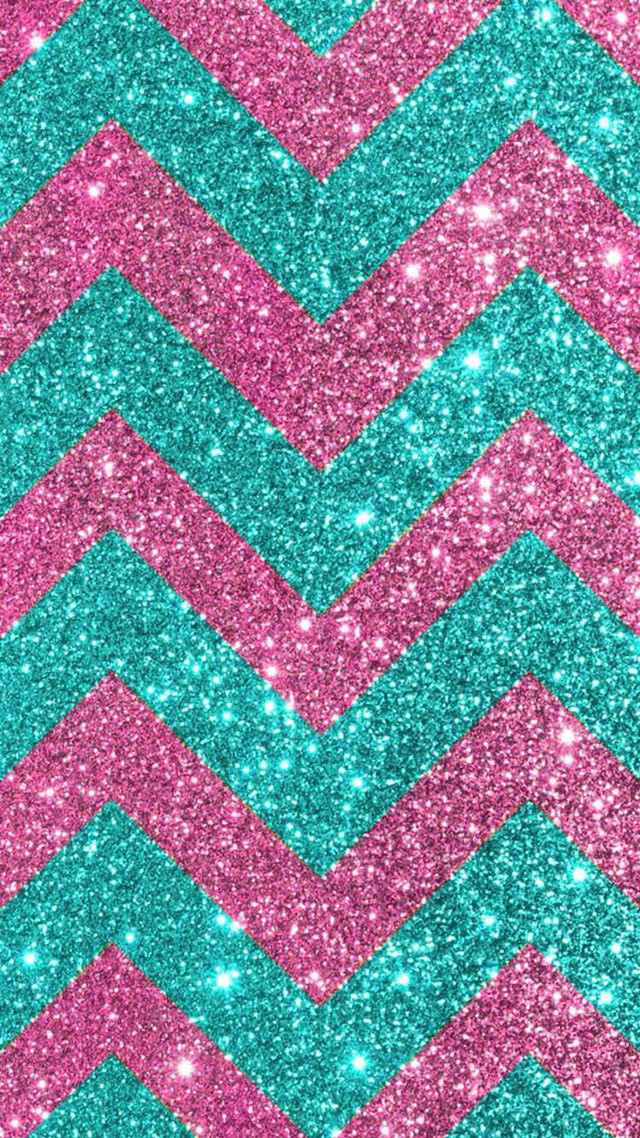 Chevroned pink blue glitter background free wallpaper for mobile - medium preview image