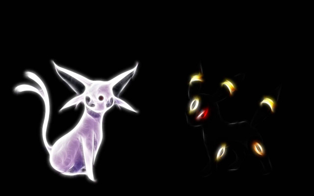 Glowing cat demon tail holography free wallpaper for desktop - medium preview image
