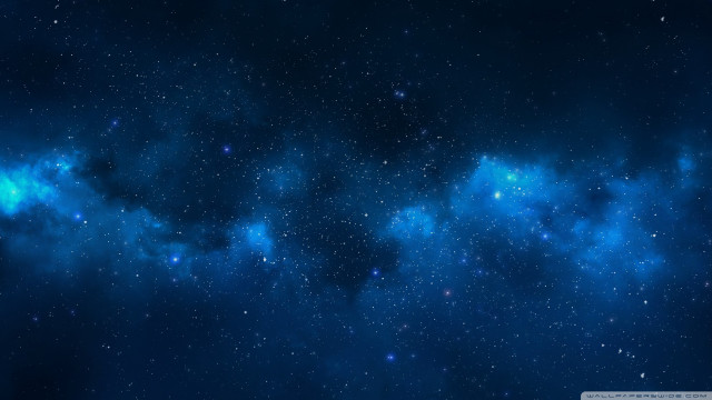 Dark blue stars clouds sky free wallpaper for desktop - medium preview image
