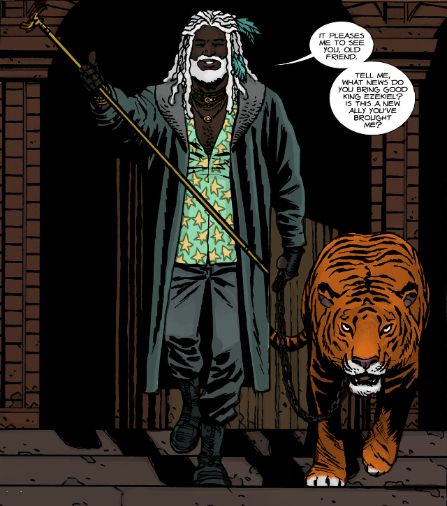 Man stick tiger doorway comic free wallpaper for tablet - medium preview image