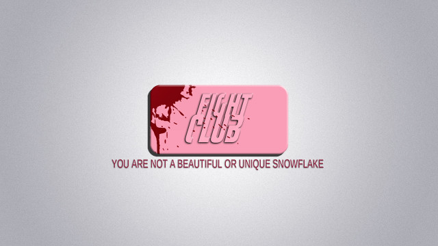 Pink button fight club not free wallpaper for desktop - medium preview image