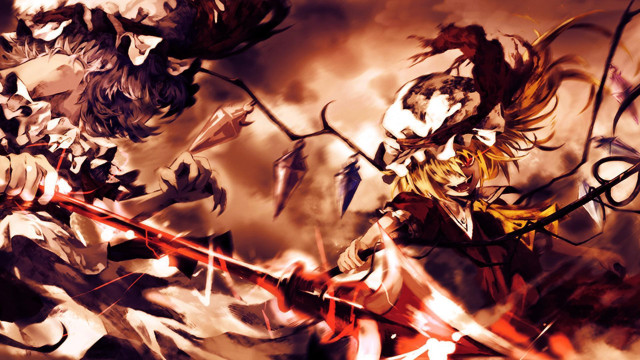 Anime characters swords group action #11 free wallpaper for desktop - medium preview image