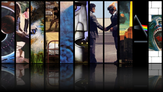 People handshake shark rainbow collage free wallpaper for desktop - medium preview image