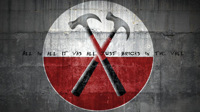 Red white circle crossed axes #3 free wallpaper for desktop - medium preview image