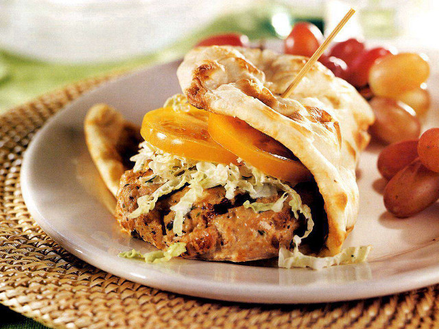 Wrap grapes plate fork knife free wallpaper for desktop - medium preview image