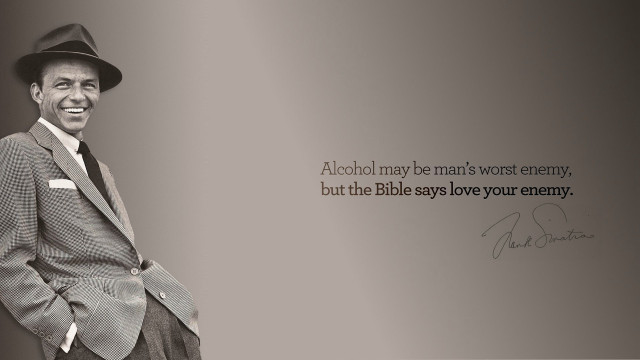 Man suit hat wall quote free wallpaper for desktop - medium preview image