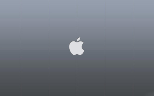 Gray apple logo opart screenshot free wallpaper for desktop - medium preview image