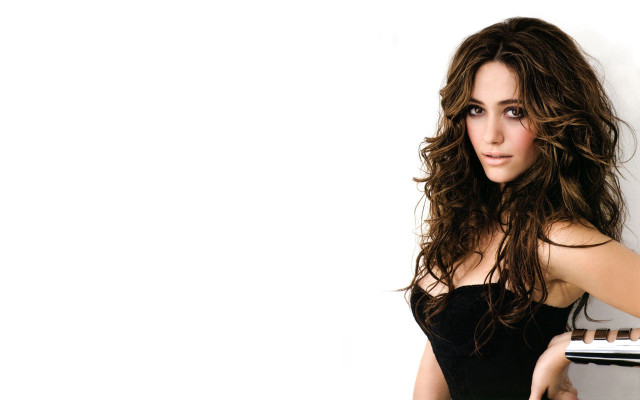 Woman black dress laptop posing free wallpaper for desktop - medium preview image