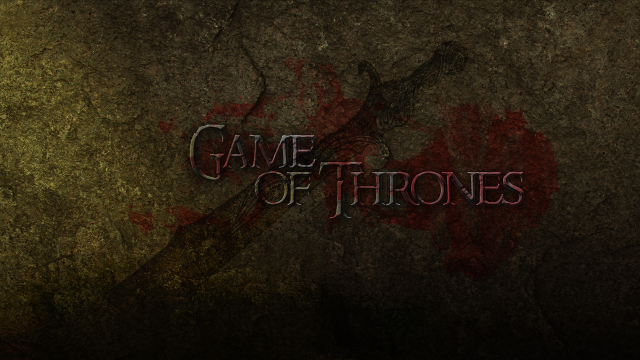 Game thrones logo rock wall free wallpaper for desktop - medium preview image