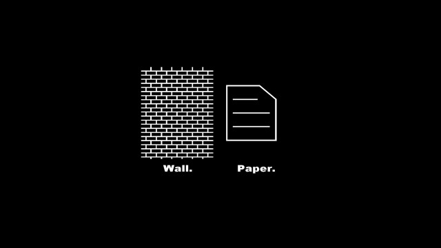 Black white photo wall sign free wallpaper for desktop - medium preview image