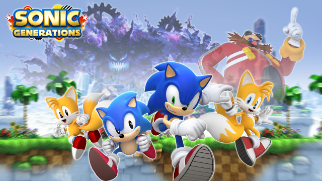 Sonic tails running city trees free wallpaper for desktop - medium preview image