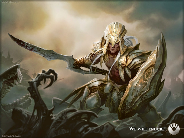 Man sword demon arm sky free wallpaper for desktop - medium preview image