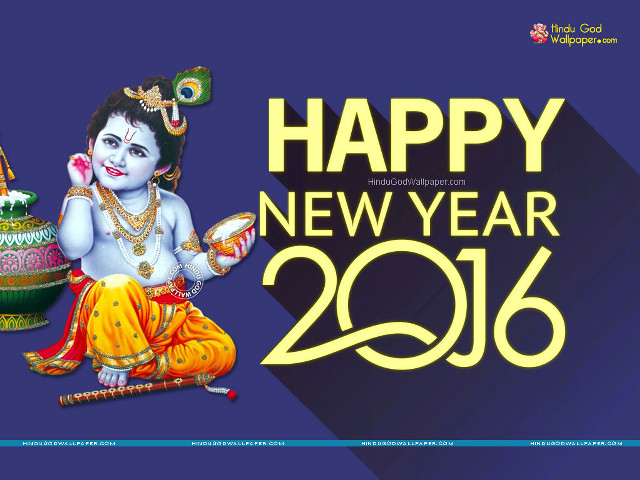 Happy new year hindu god free wallpaper for desktop - medium preview image
