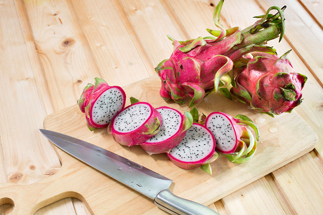 Dragon fruit halved cutting board free wallpaper for desktop - medium preview image