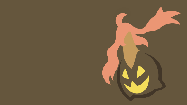 Cartoon character pink hair pumpkin free wallpaper for desktop - medium preview image