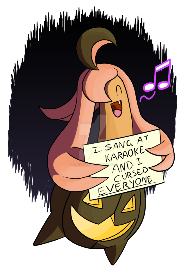 Cartoon character holding sign karaoke free wallpaper for mobile - medium preview image