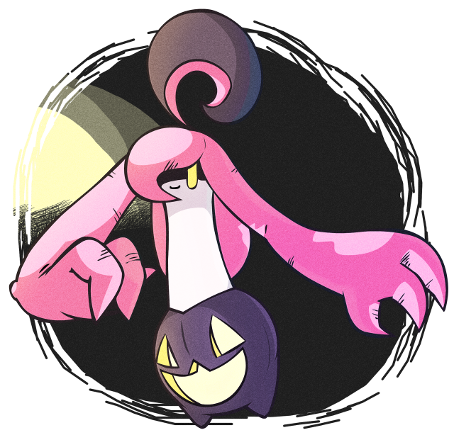 Pink purple cartoon shock moon free wallpaper for tablet - medium preview image