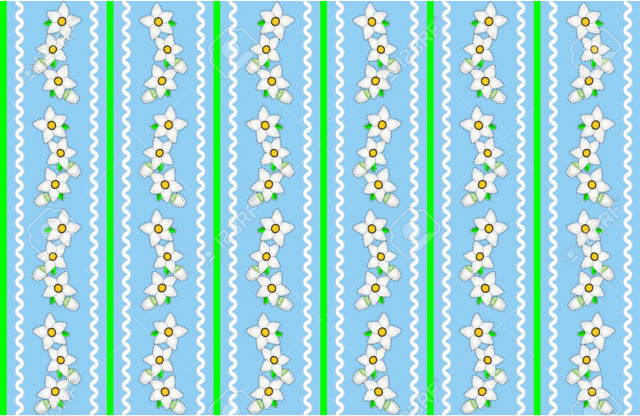 Blue green striped background flowers free wallpaper for desktop - medium preview image