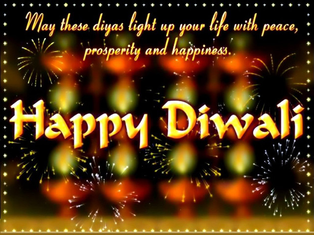Happy diwali fireworks sparkles black free wallpaper for desktop - medium preview image