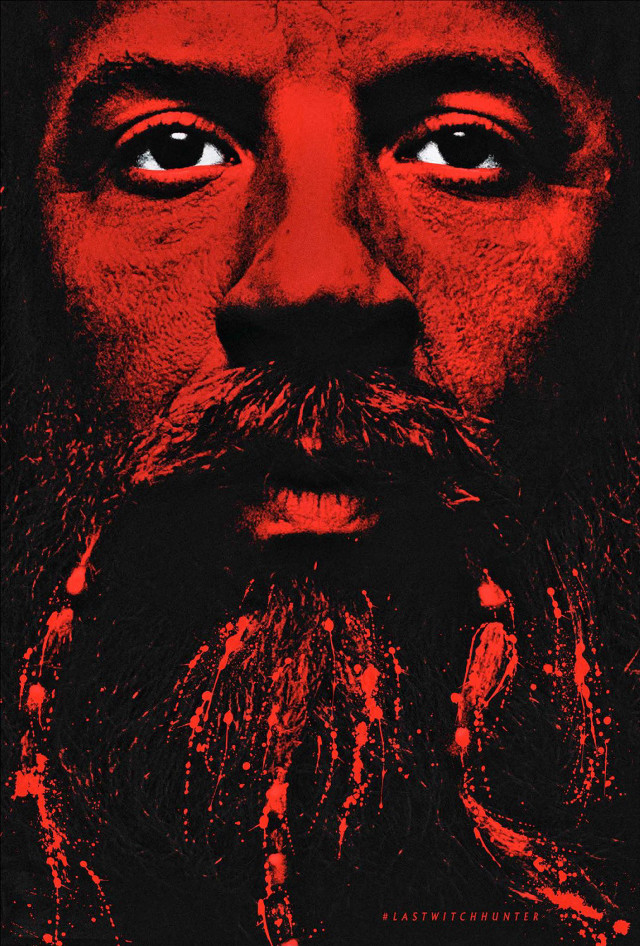Man beard red background black #2 free wallpaper for mobile - medium preview image