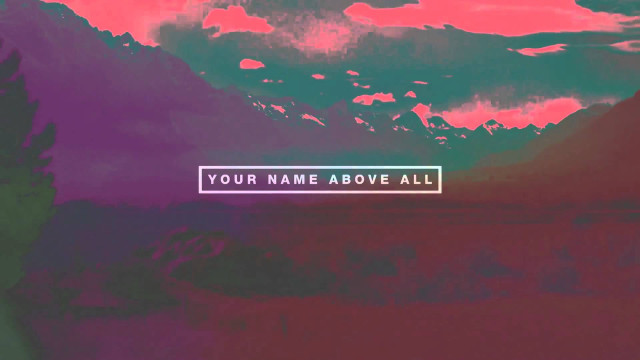 Mountain your name pink purple free wallpaper for desktop - medium preview image
