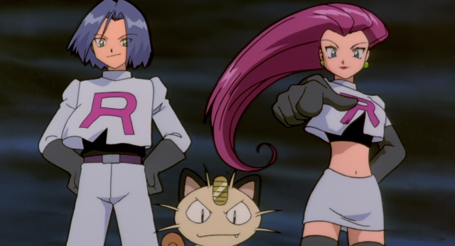 Anime characters standing cat front free wallpaper for desktop - medium preview image