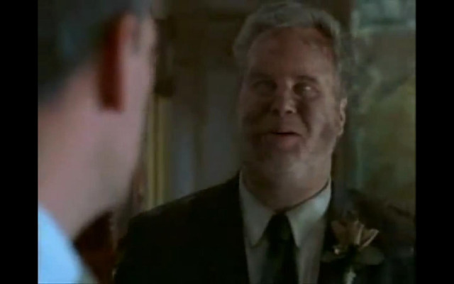 Man suit tie mirror flower free wallpaper for desktop - medium preview image