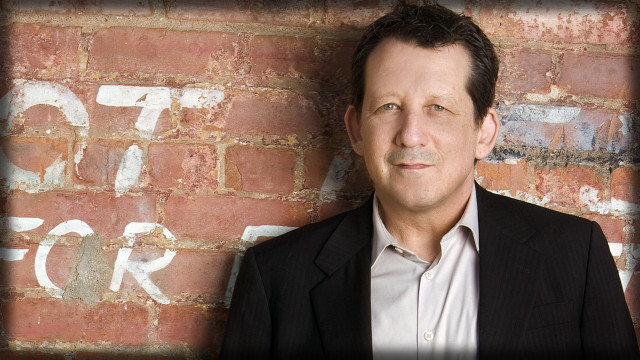 Man suit brick wall moustache free wallpaper for desktop - medium preview image